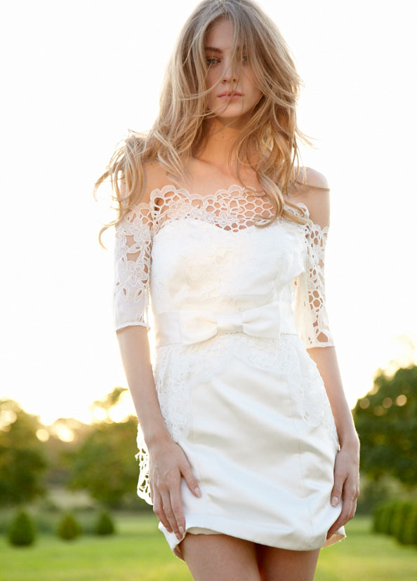hayley-paige-bridal-strapless-tailored-silk-satin-mini-dress-off-shoulder-removable-half-sleeve-peplum-6251_zm[1]